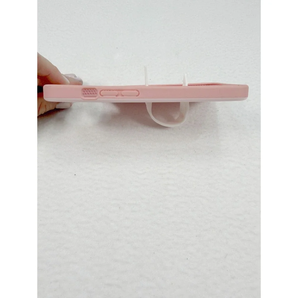 Loopy Blush Pink iPhone 6.1 Case Breast Cancer Awareness Loop